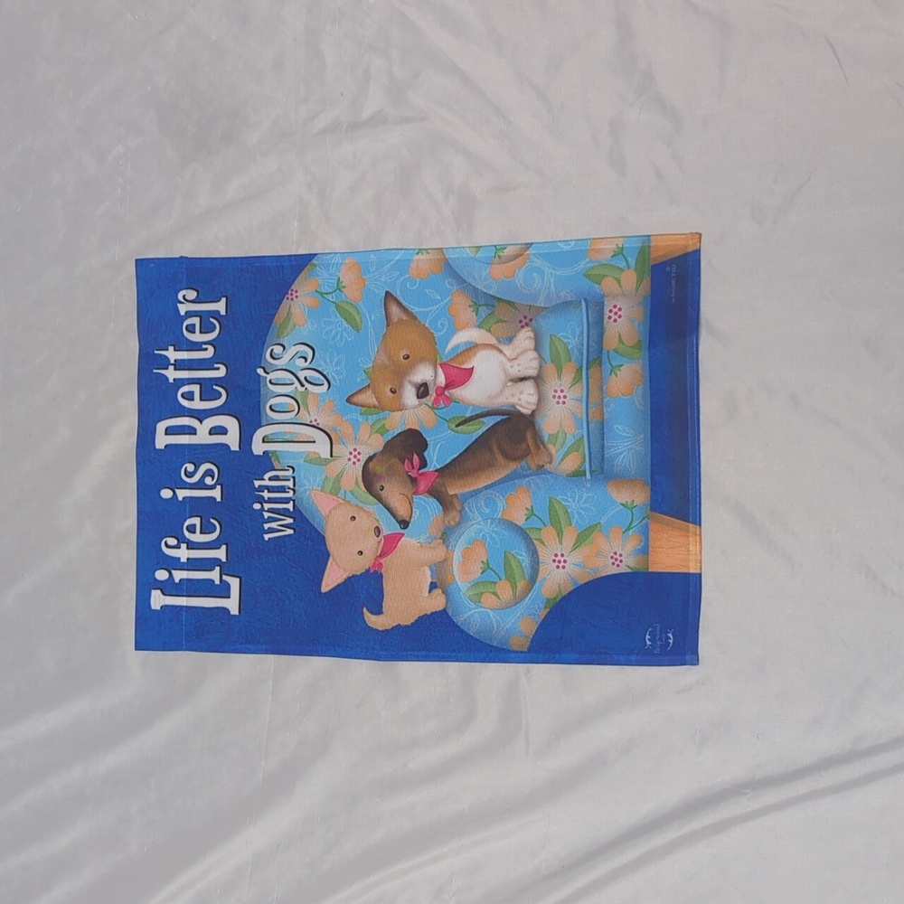 Briarwood Lane Life is Better with Dogs Dachshund Chihuahua Terrier Garden Flag
